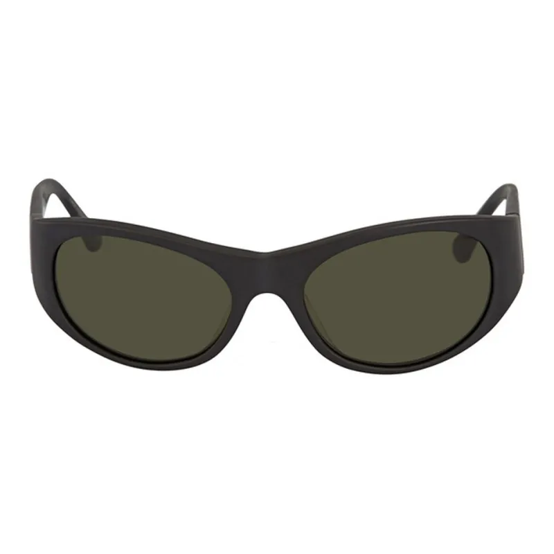 Oliver Peoples Acetate Irregular Shape Sunglasses Women's Black-1