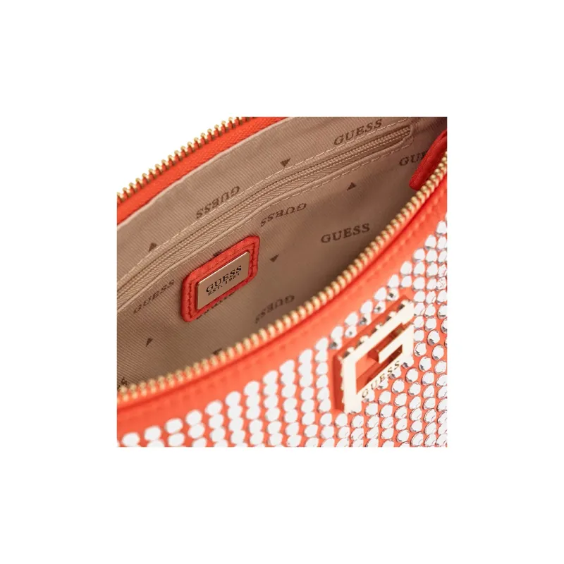 GUESS Polyester Crossbody Bag Shoulder Bag Women's Orange-2