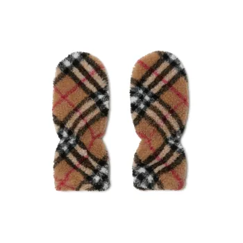 Burberry Wool Gloves Kids' Brown