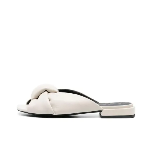 Furla Knot-detail Leather Sandals