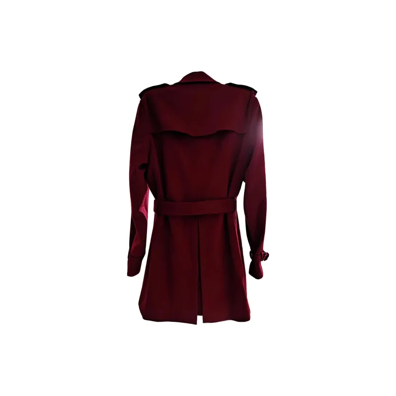 Burberry Coats Men Deep Red-1