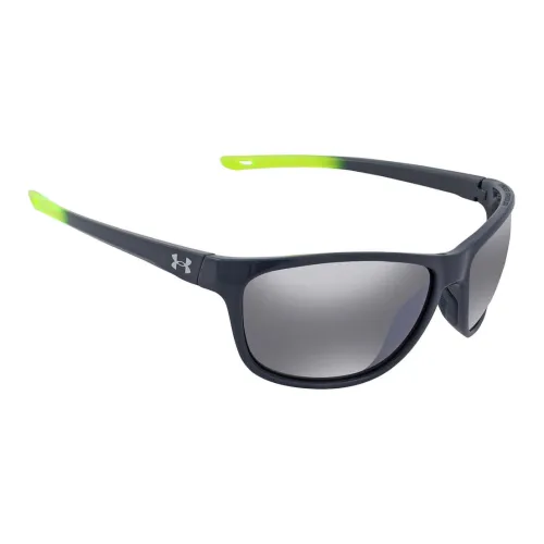 Under Armour Plastic Irregular Shape Sunglasses Men's Blue