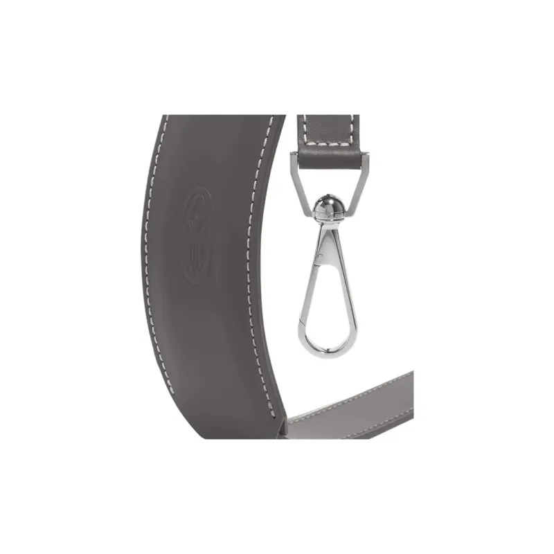 GOYARD Cuir Canvas With Leather Portable Crossbody Bag Shoulder Bag Medium Size Unisex Black-20