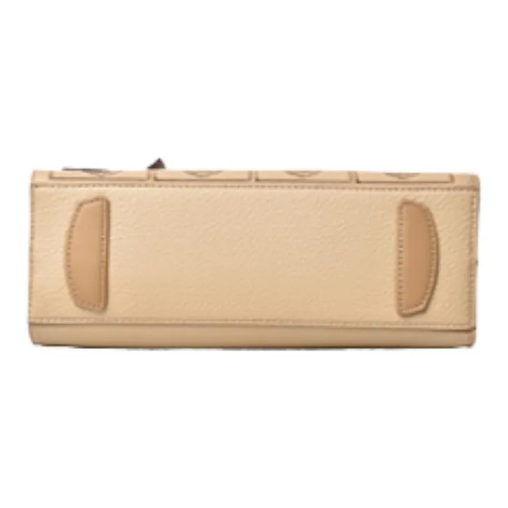 Versman PU Shoulder Bag, Crossbody Bag, Handbag Tubas Women's Apricot & Khaki-4