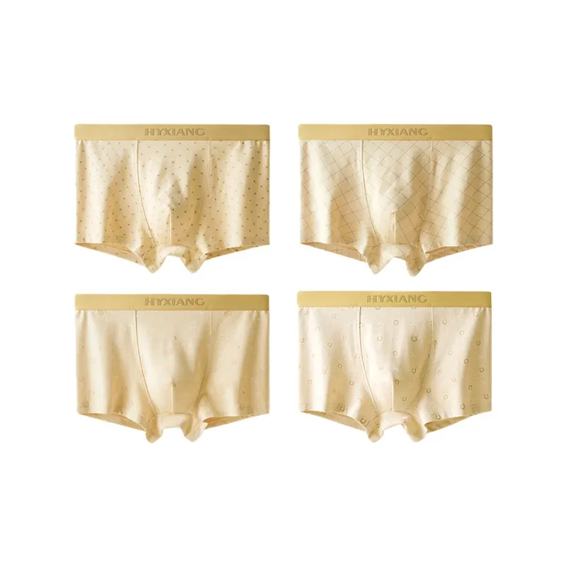 H YXIANG Underpants Men's 4 Pack-0
