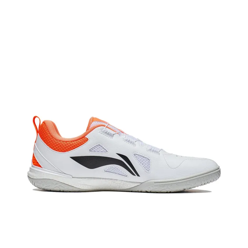 LiNing Mage Pe Cushioning Low Top Table Tennis Shoes Unisex White Orange-1