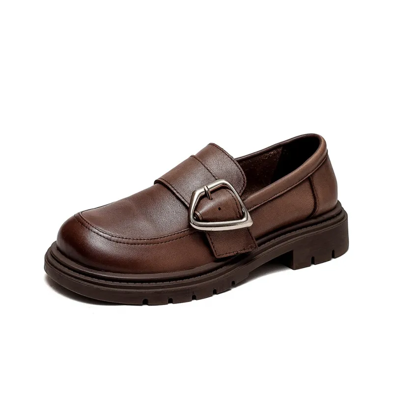 MATA Loafers Women's Low Top Khaki/Brown/Black-5