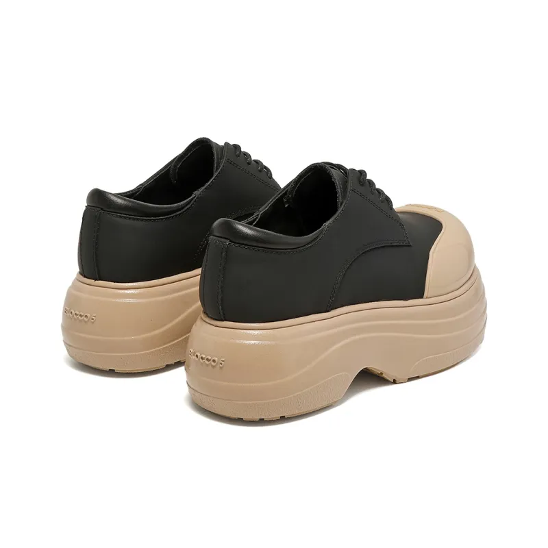 BLOCCO5 Casual Shoes Women's Low Top Apricot-3