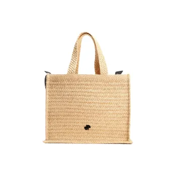Patou Jp Raffia Tote Bag