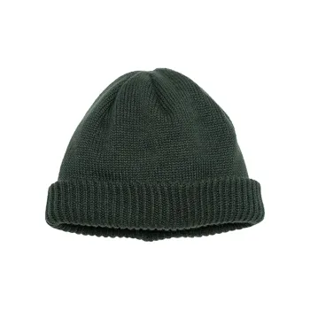 Nanamica Wool Acrylic Beanies Unisex Army Green