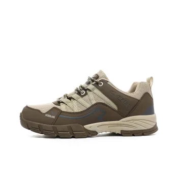 GESENLANG Cushioned Slip Resistant Breathable Low Top Outdoor Shoes Men's Brown