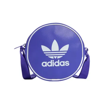 Adidas Originals Polyurethane Small Round Bag Crossbody Bag Shoulder Bag Unisex Purple