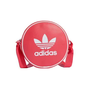 Adidas Originals Polyurethane Small Round Bag, Crossbody Bag, Shoulder Bag Unisex Pink