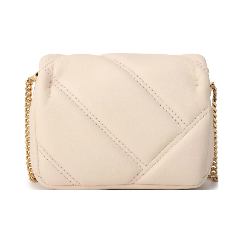 BVLGARI Serpenti Cabochon Calfskin Shoulder Bag Crossbody Bag Mini Women's Ivory White-3