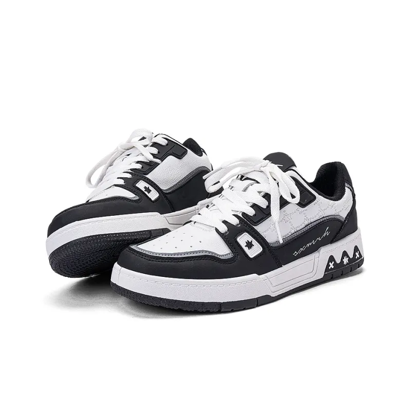 DOUBLE STAR 88 Slip Resistant Cushioning, Abrasion Resistant, Height Increasing Low Top Skateboard Shoes Unisex-2