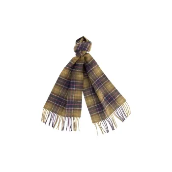 BARBOUR Tartan Fringed Scarf