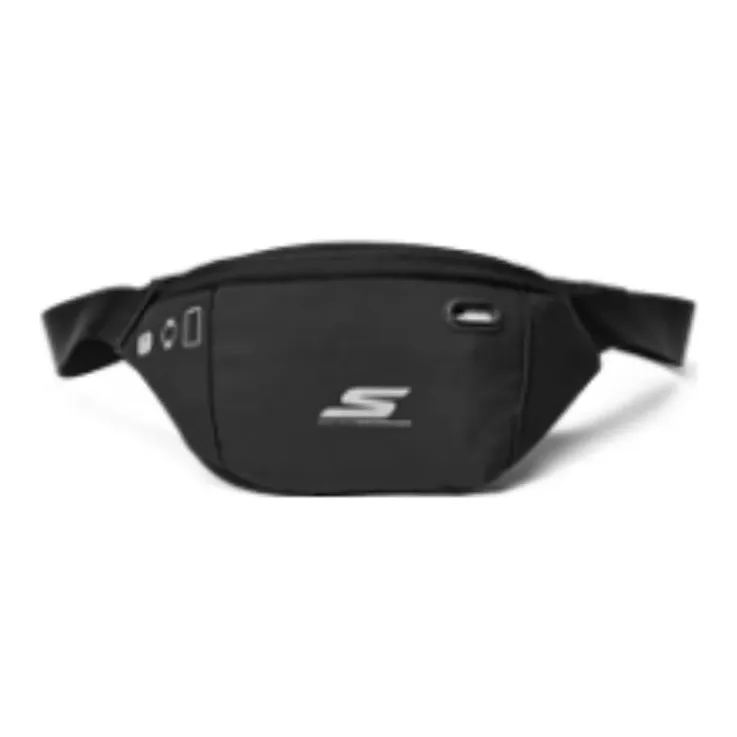 Skechers Fabric Fanny Pack Unisex Carbon Black-1