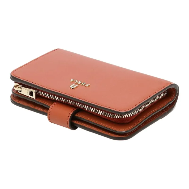 Furla Leather Wallet Women's Camellia Orange-5