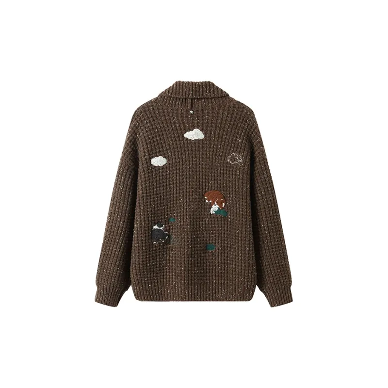 ANDREA MARTIN Knitwear Women's Dark Brown-1