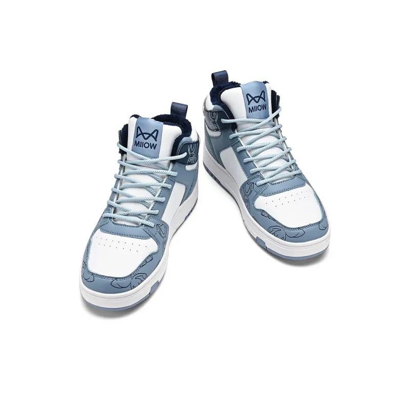 MIIOW Trend Party Series Anti-Slip And Wear-Resistant Height Increasing Coverage High-Top Skateboard Shoes Unisex-24