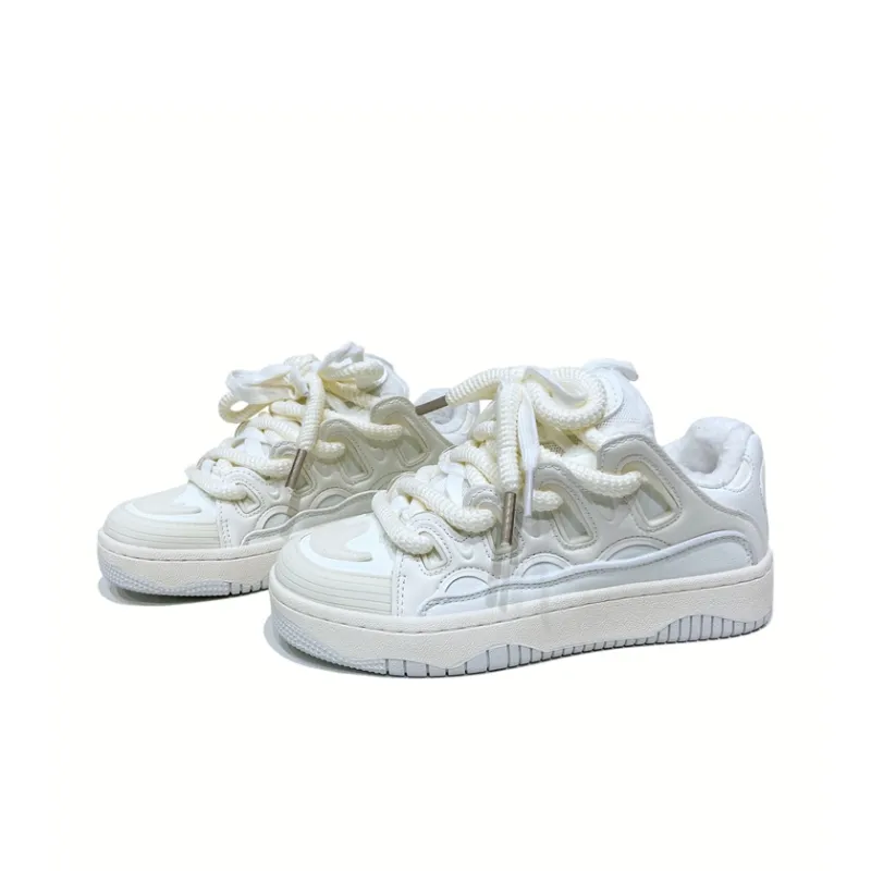 MQGAll Warm Wear-Resistant Slip-Resistant Low-Top Skateboard Shoes Unisex-5