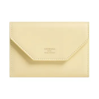 Balenciaga Smooth Calf Leather Key Pouch Women's Light Yellow