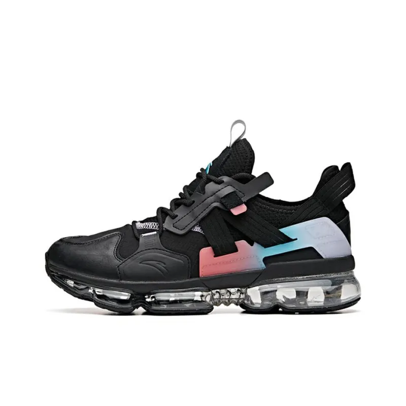 Anta Low-Top Running Shoes Men's Black-0