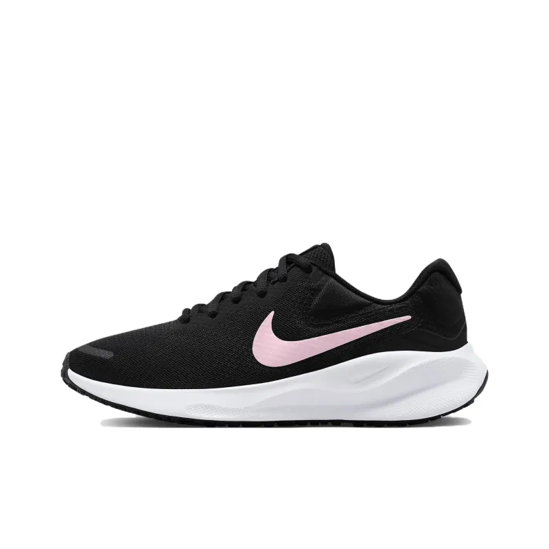 Nike Revolution 7 Black White Medium Soft Pink Women's-0