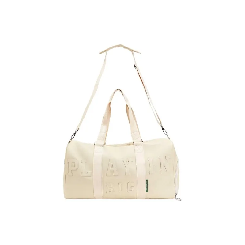 XTEP PU Synthetic Leather Tote Bag, Shopping Bag, Crossbody Bag Regular Unisex Light Khaki-0