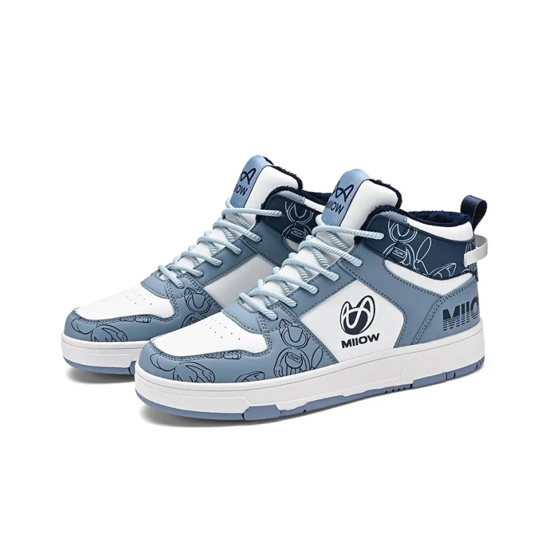 MIIOW Trend Party Series Anti-Slip And Wear-Resistant Height Increasing Coverage High-Top Skateboard Shoes Unisex-21