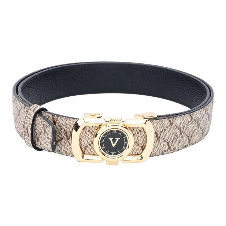 NINE NAIL Leather Belts Men-10