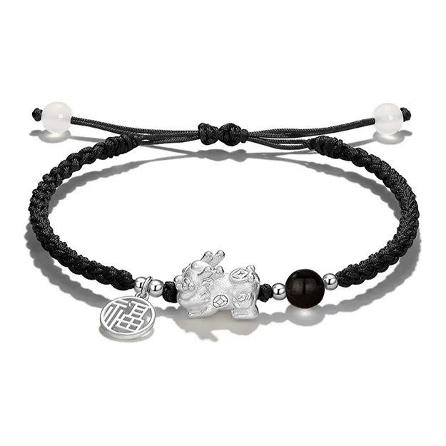 TAOHUAZHAOZHAO Chalcedony Bracelets Unisex-3