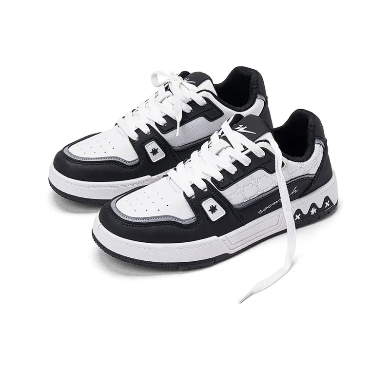 DOUBLE STAR 88 Slip Resistant Cushioning, Abrasion Resistant, Height Increasing Low Top Skateboard Shoes Unisex-1