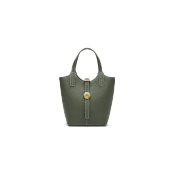 Staccato Cow Leather Bucket Bag, Shoulder Bag, Crossbody Bag, Handbag Medium Size Women's