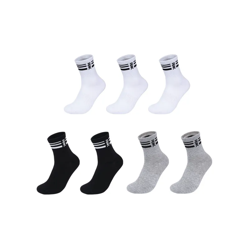 PEAK Mid Calf Socks Unisex 7 Pack-10