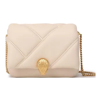 BVLGARI Serpenti Cabochon Calfskin Shoulder Bag Crossbody Bag Mini Women's Ivory White
