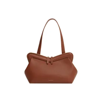 MANSUR GAVRIEL Smooth Calf Leather Crossbody Handheld Shoulder Bags Women's Camel