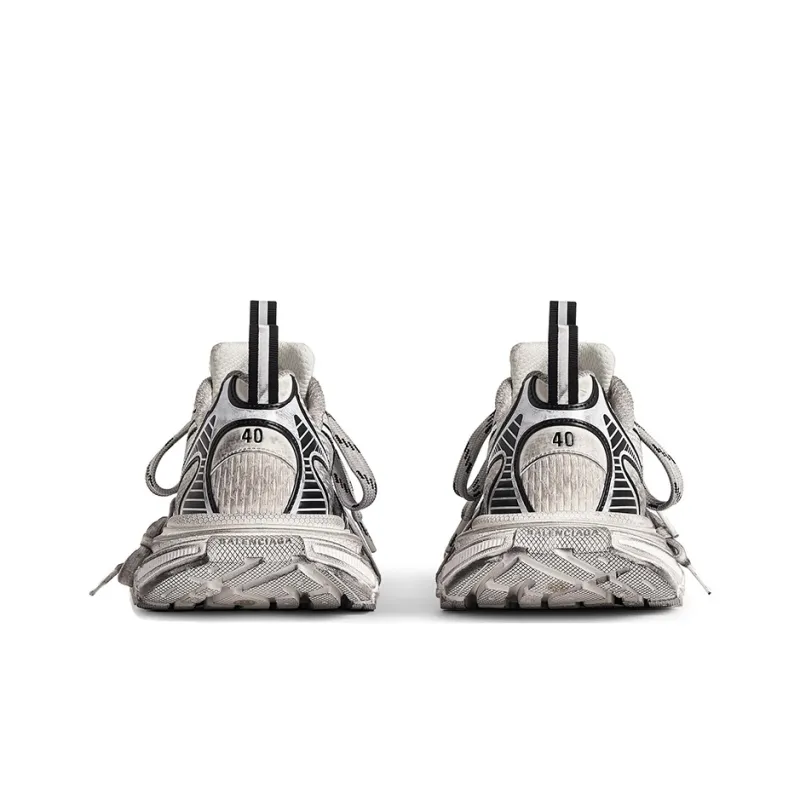 Balenciaga 3XL White Black Distress-4