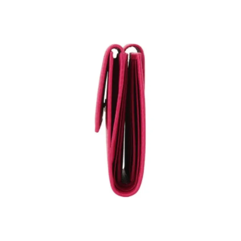 GUCCI Genuine Leather Wallet Women's Rose Red-1