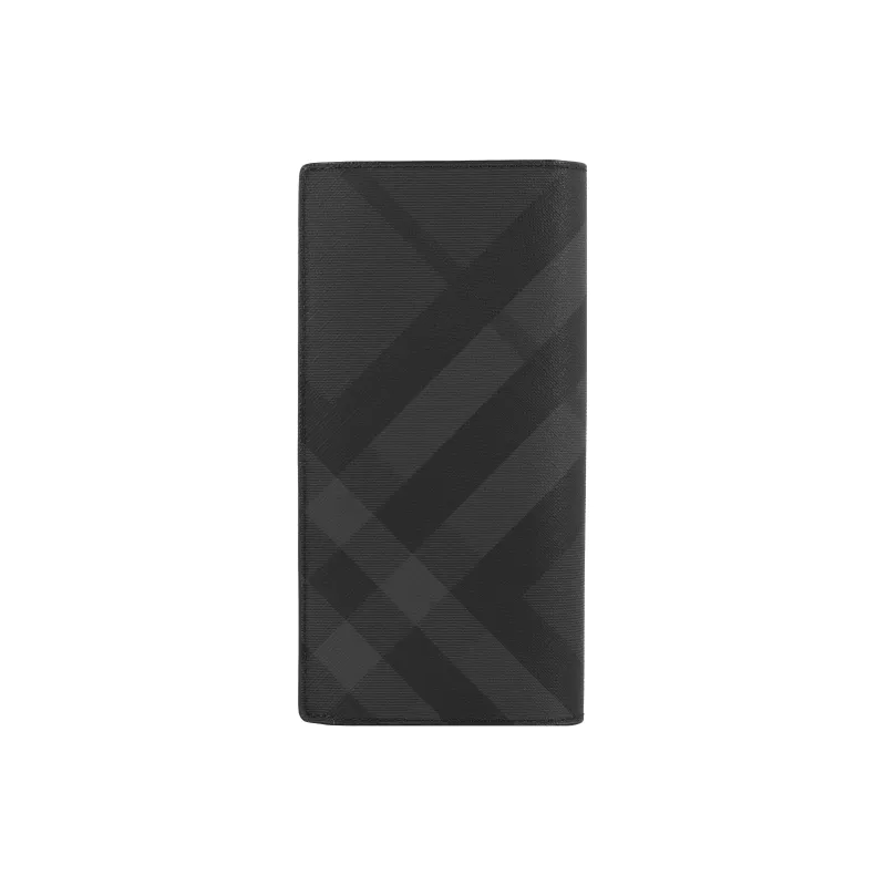 Burberry Leather Wallet Men's Black-3