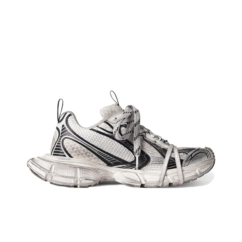 Balenciaga 3XL White Black Distress-1