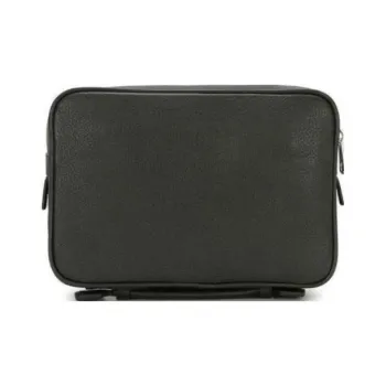BALLY Genuine Leather Wallet Men's Dark Green