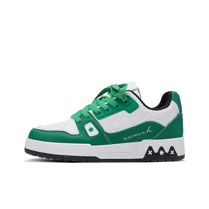 DOUBLE STAR 88 Slip Resistant Cushioning, Abrasion Resistant, Height Increasing Low Top Skateboard Shoes Unisex-15