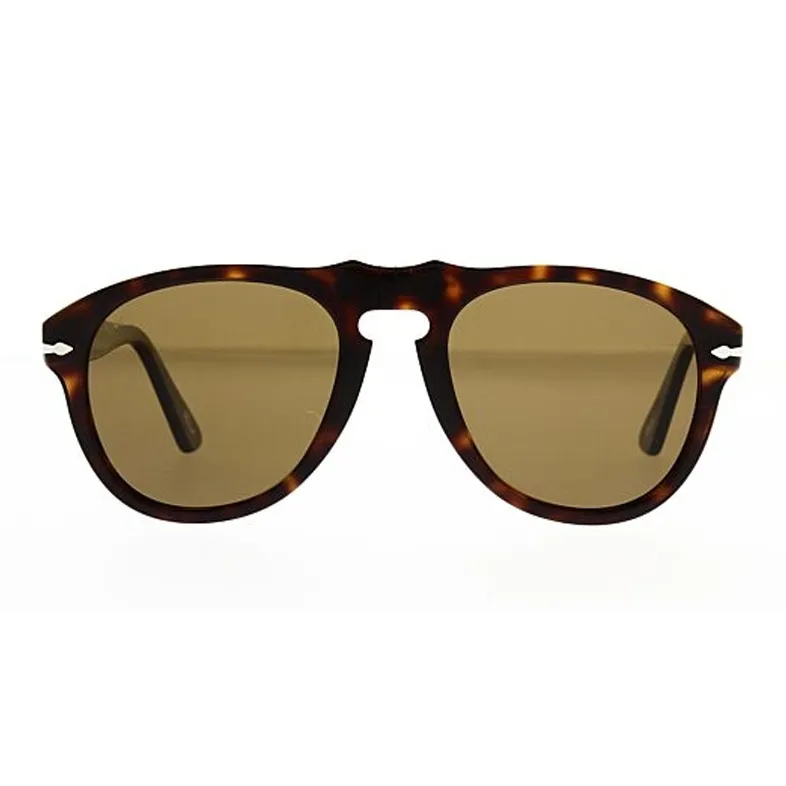 PERSOL Tortoiseshell Round-frame Sunglasses-1