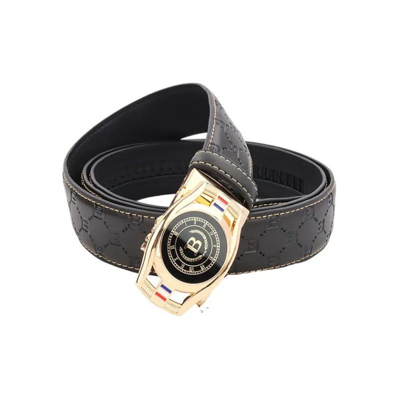 NINE NAIL Leather Belts Men-8
