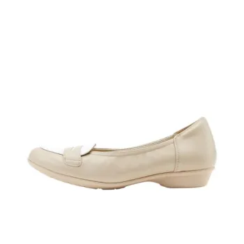 Asics Pedalla Ladies 2E Wear-Resistant Slip-Resistant Low-Top Casual Shoes Women's Beige