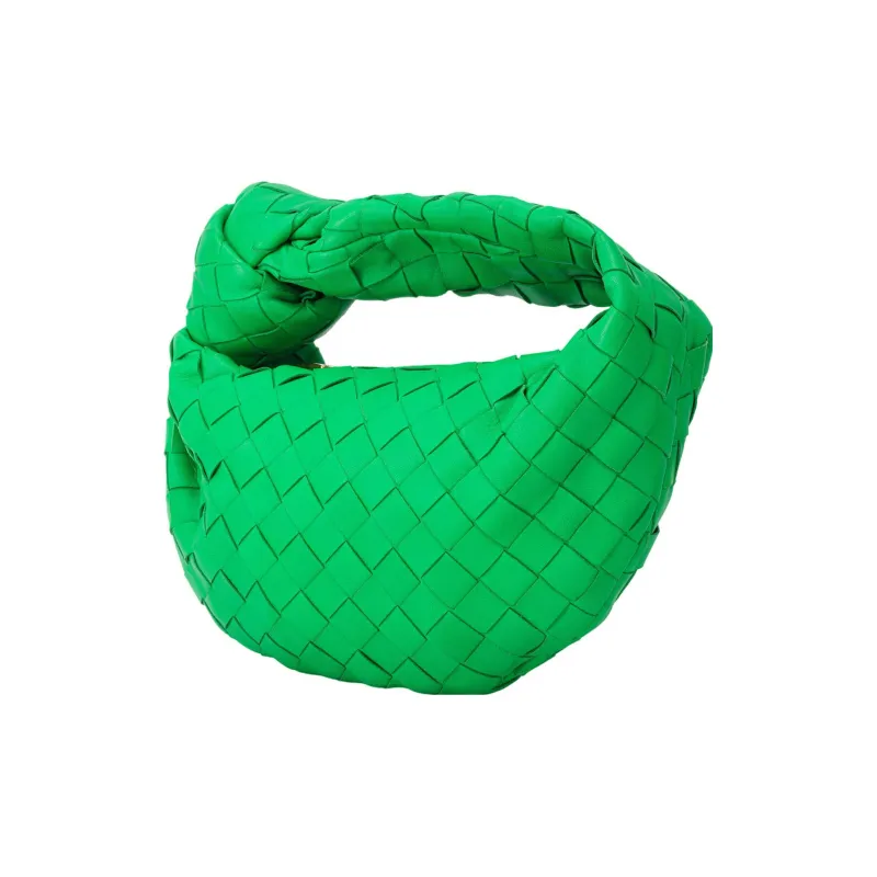 Bottega Veneta JODIE Leather Dumpling Bag Clutches Mini Women's Green-1