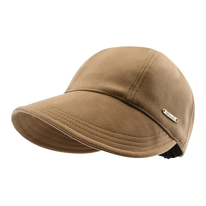 EEEENO Woolen Baseball Caps Women's-2