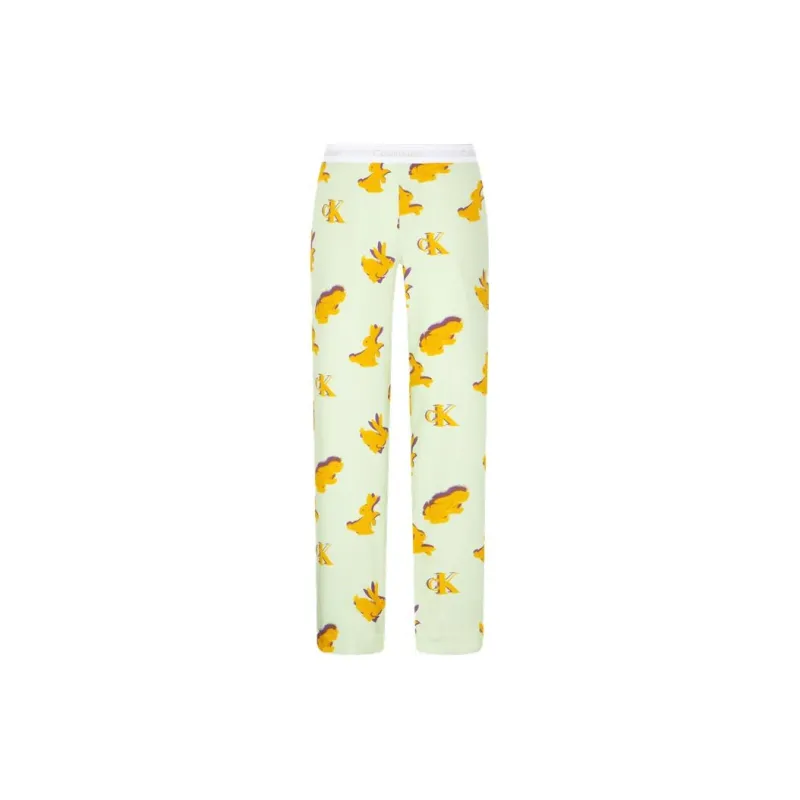 CK/Calvin Klein Pajama Pants Women's Light Green-0