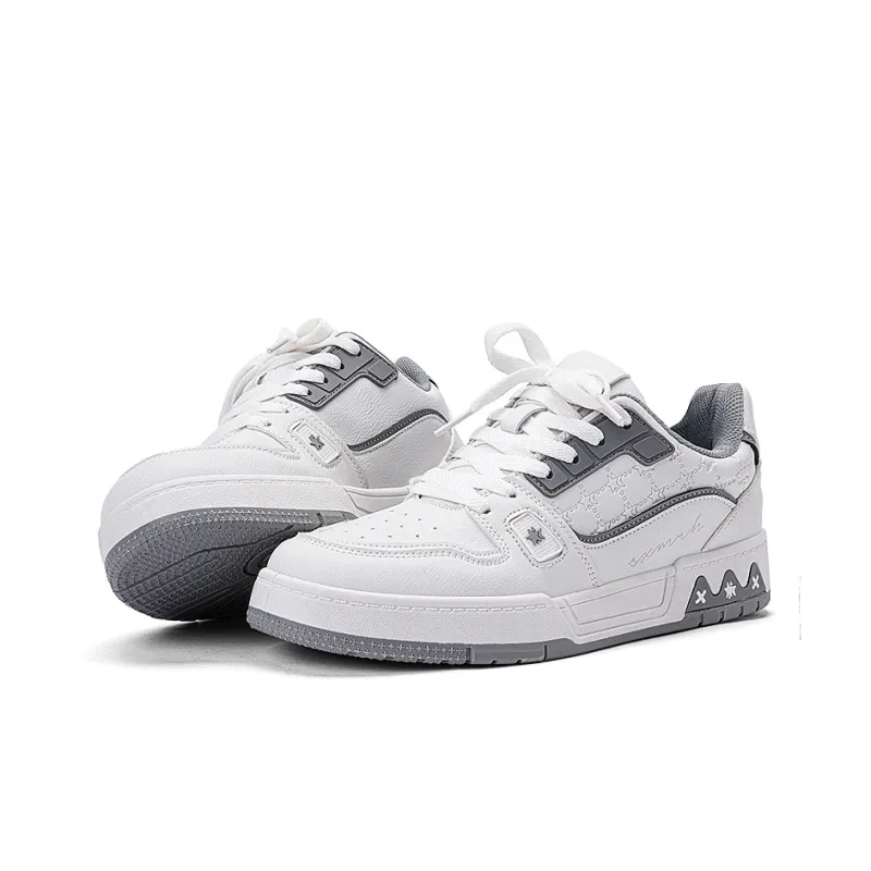 DOUBLE STAR 88 Slip Resistant Cushioning, Abrasion Resistant, Height Increasing Low Top Skateboard Shoes Unisex-7